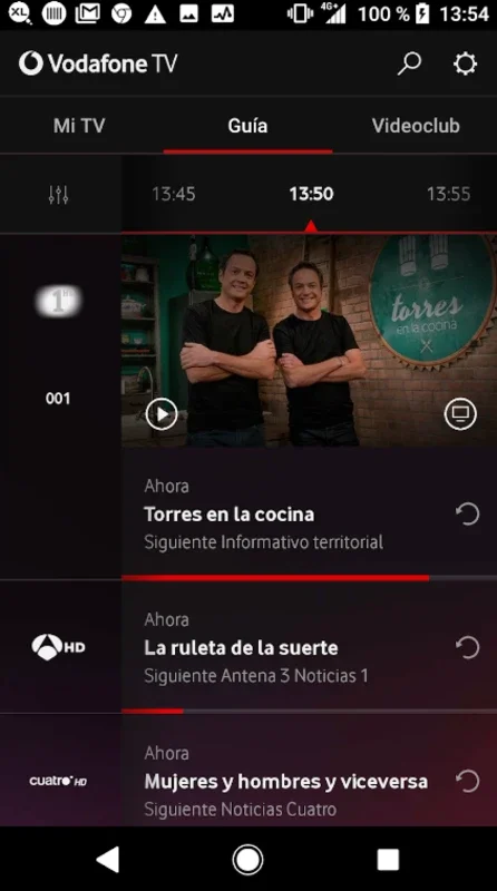 Vodafone TV (ES) for Android - Unbeatable Entertainment