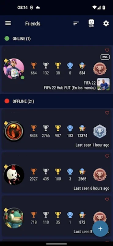 PS Trophies for Android - Manage Your PlayStation Profile