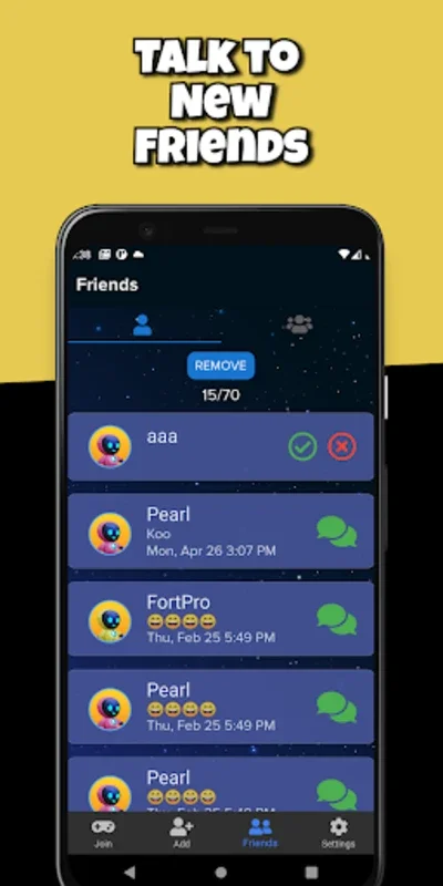 AmongFriends Chat for Among Us on Android: Connect with Gamers Safely