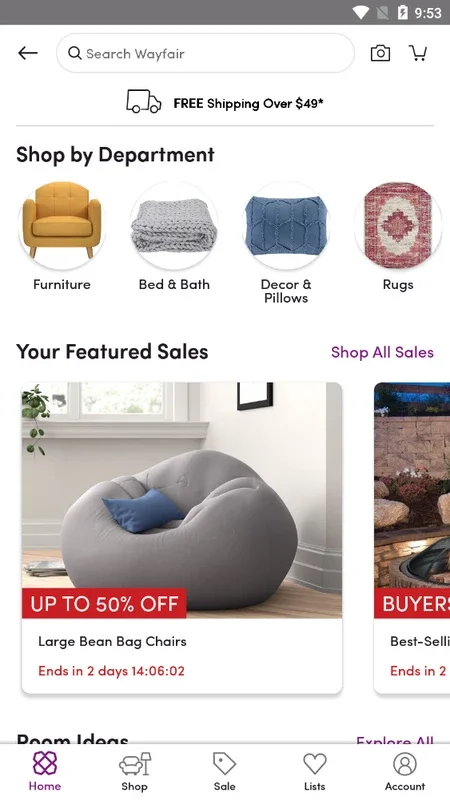 Wayfair for Android - Shop Home Goods Easily