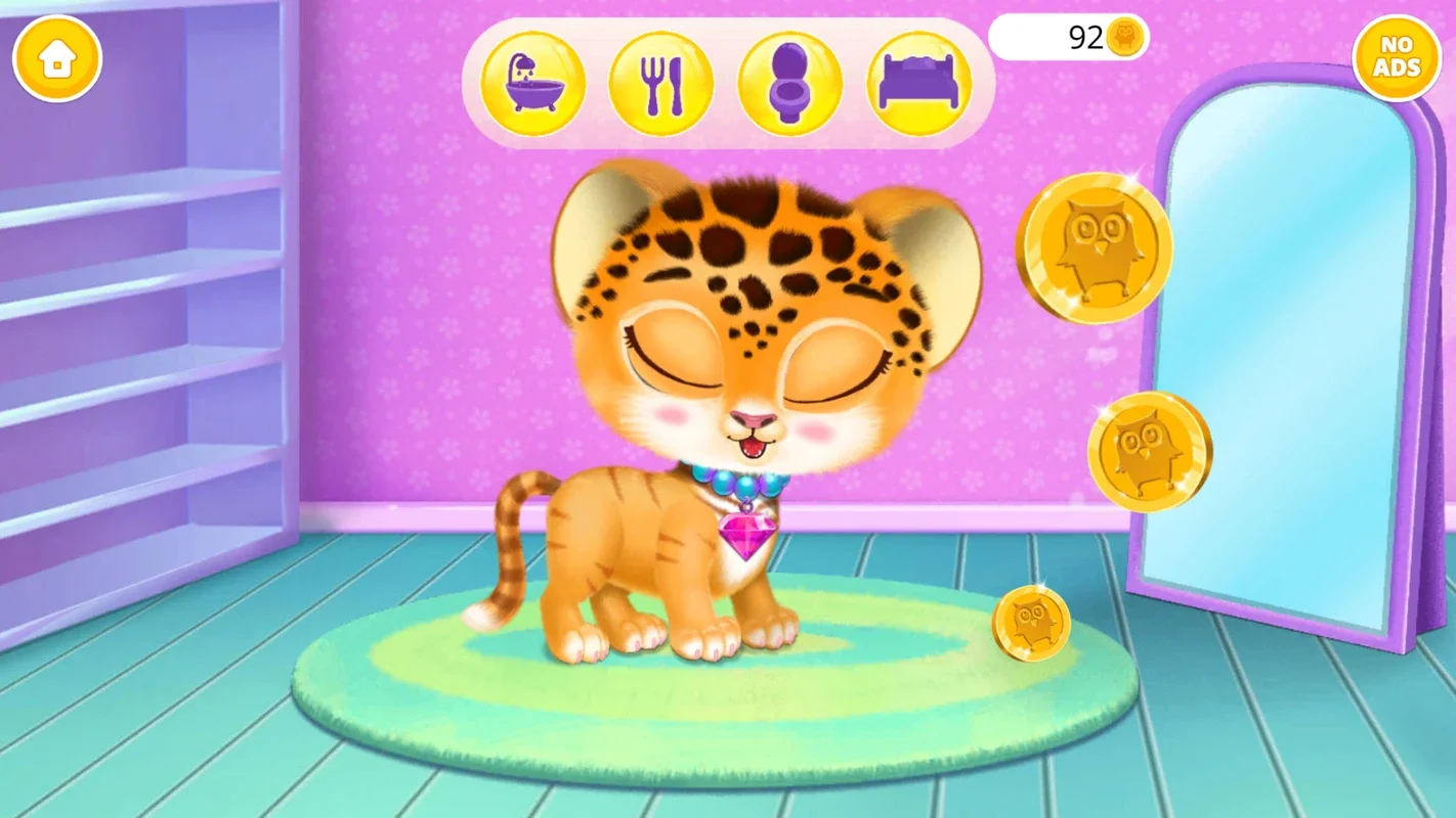 Baby Tiger Care for Android - Engaging Virtual Pet