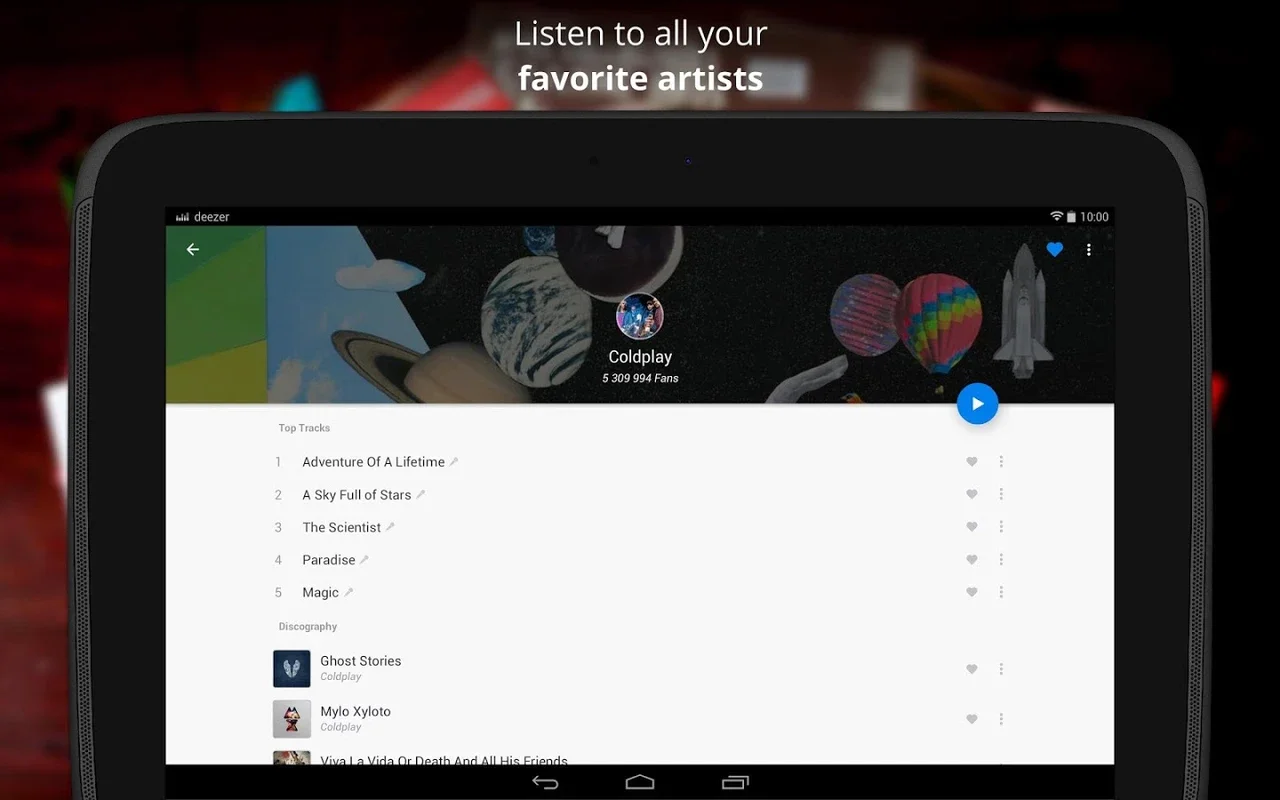 Deezer (Old) for Android - Stream Music Anytime, Anywhere