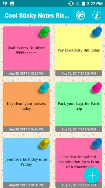 Cool Sticky Notes Rich Notepad for Android - Enhance Your Notes