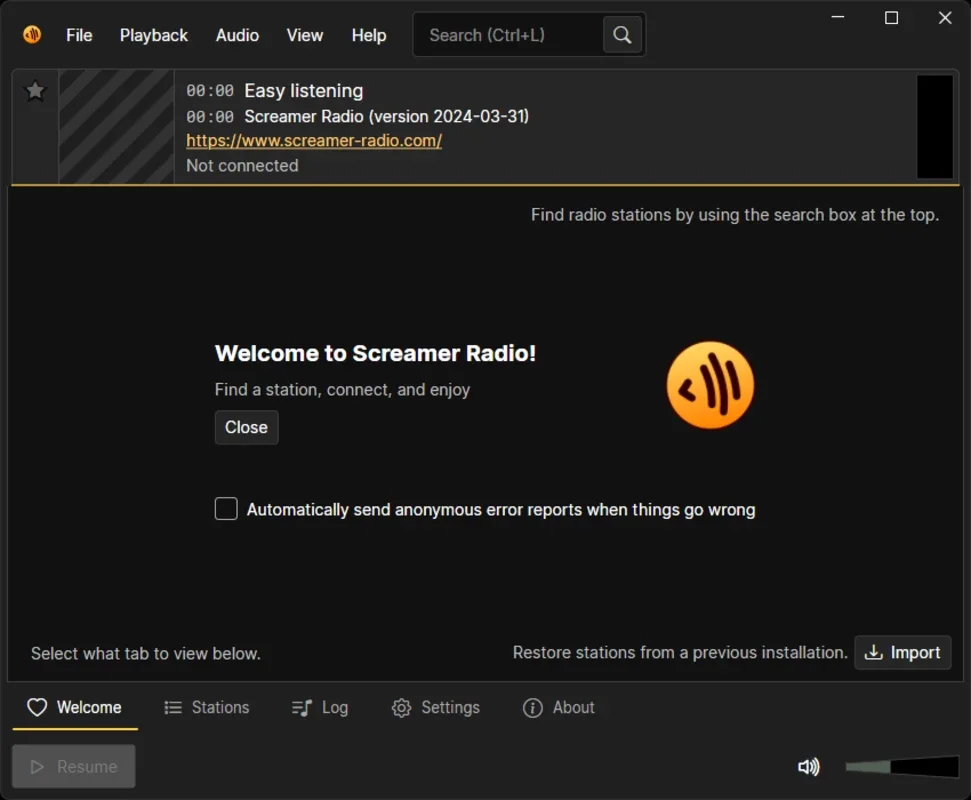 Screamer Radio for Windows - Great for Radio Enthusiasts