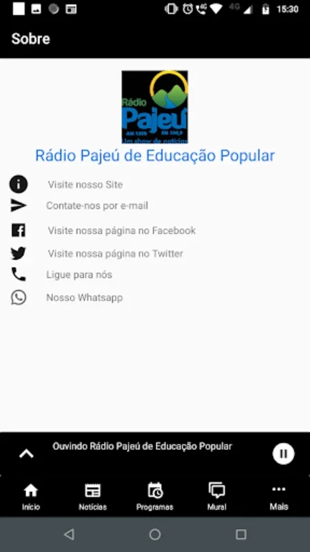 Rádio Pajeú for Android - Immersive Radio Experience