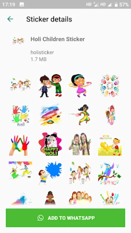 Holi Stickers For Whatsapp - W for Android: Festive Stickers for WhatsApp