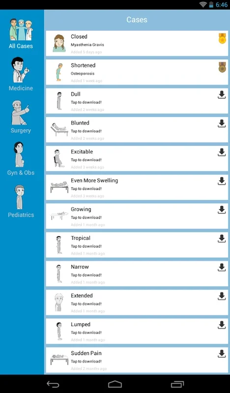 Prognosis : Your Diagnosis for Android - Enhance Medical Skills