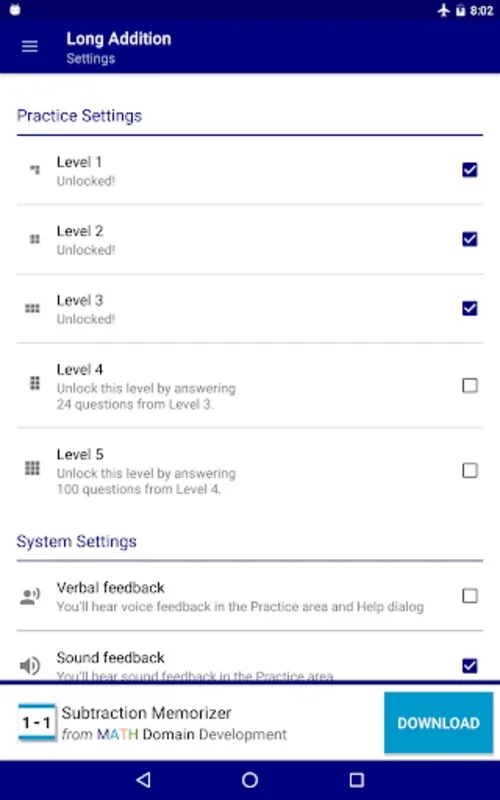 Big Addition: Long Addition for Android - Master Multi-Digit Addition