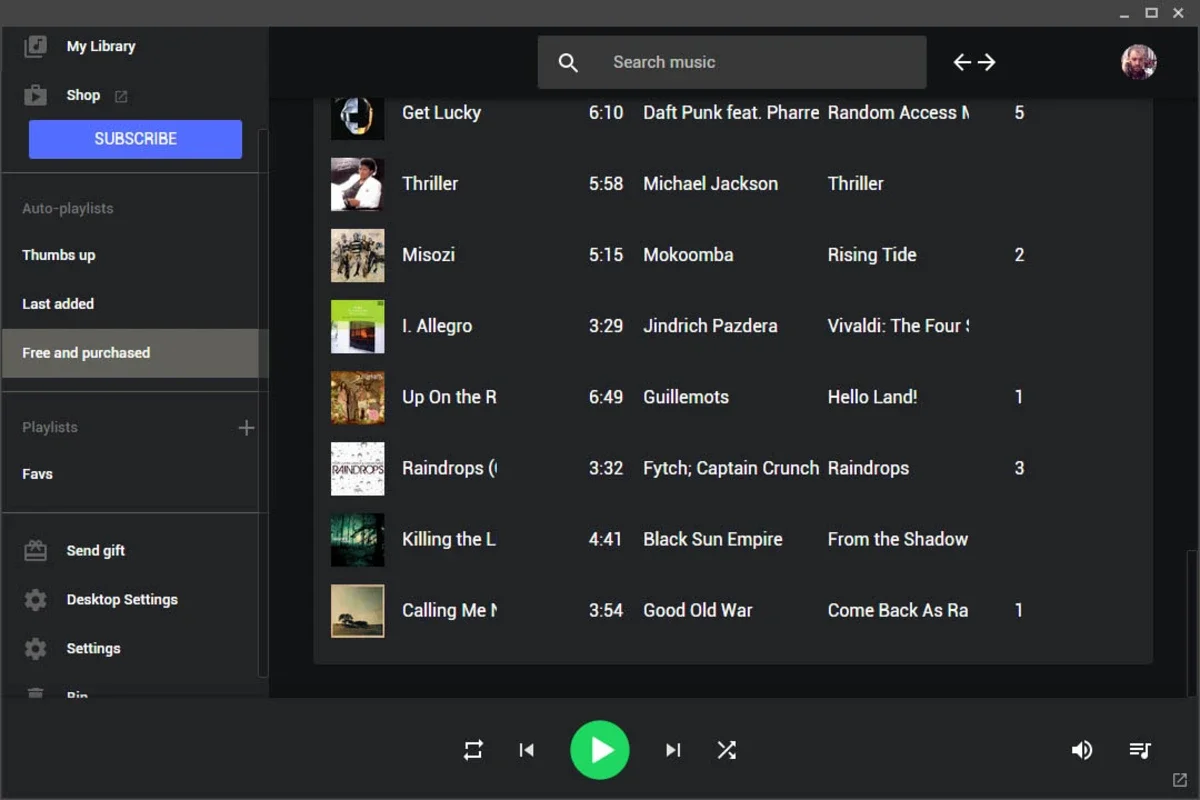 Google Play Music Desktop: Efficient Windows Music Player