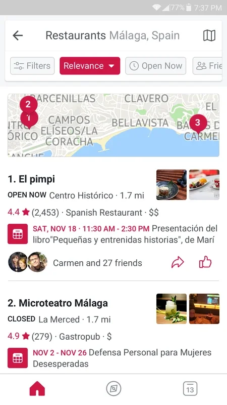 Facebook Local for Android: Discover Local Events