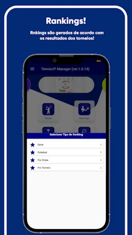 tennisupMen for Android - Streamline Tennis Management