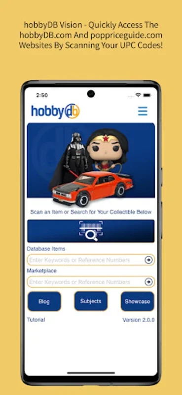 hobbyDB Vision for Android: Streamlined Collecting