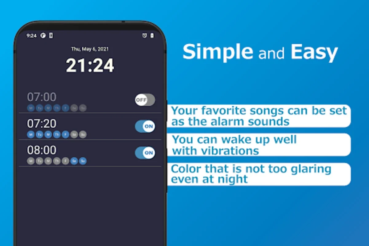 Simple Alarm for Android: Wake Up to Your Favorites