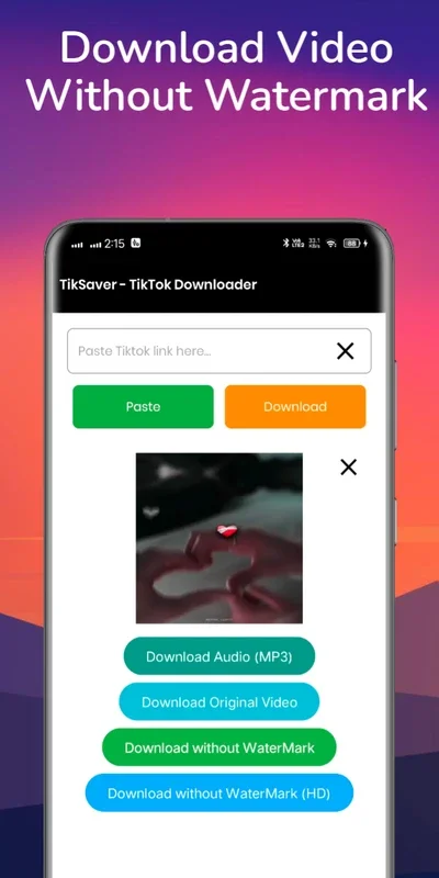 TikSaver - Video Downloader for Android: Effortless Downloads