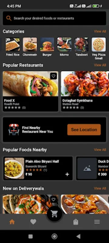 Deliverywala for Android: Personalized Food & Grocery Delivery