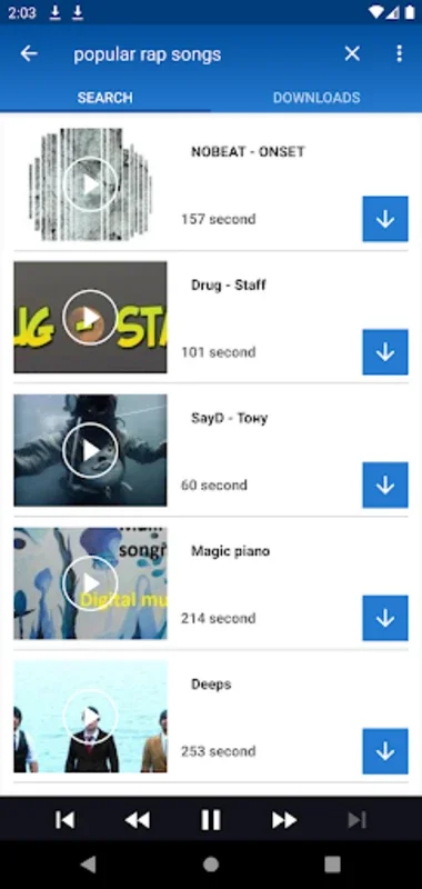 MP3 Music Downloader App for Android - Download the APK from AppHuts