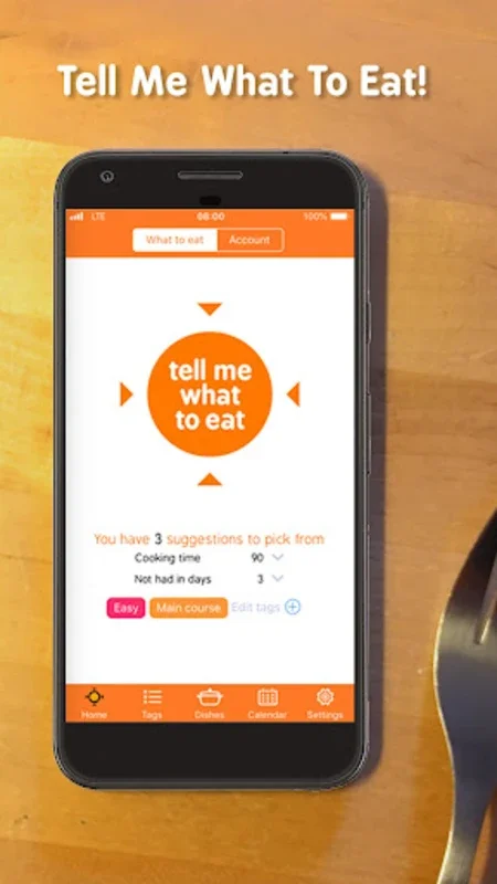 Tell me what to eat for Android - Download the APK from AppHuts