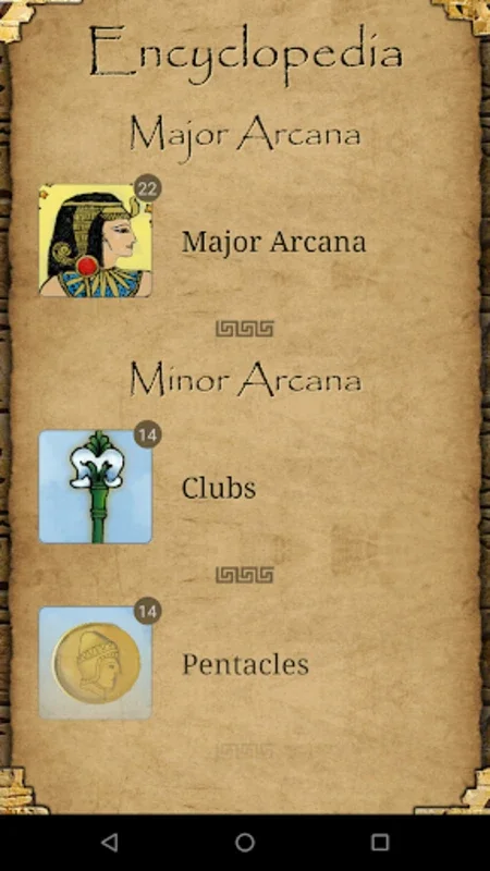 Egypt Tarot Cards for Android - Unveiling Insights