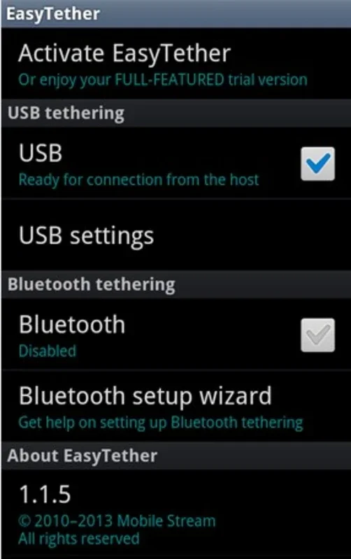 Easy Tether Lite for Android: Share Internet from Old Devices