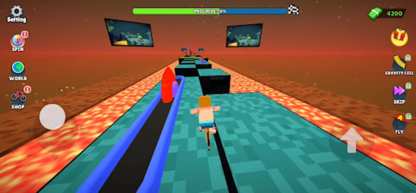 Blocky Bike Master for Android - Play and Progress