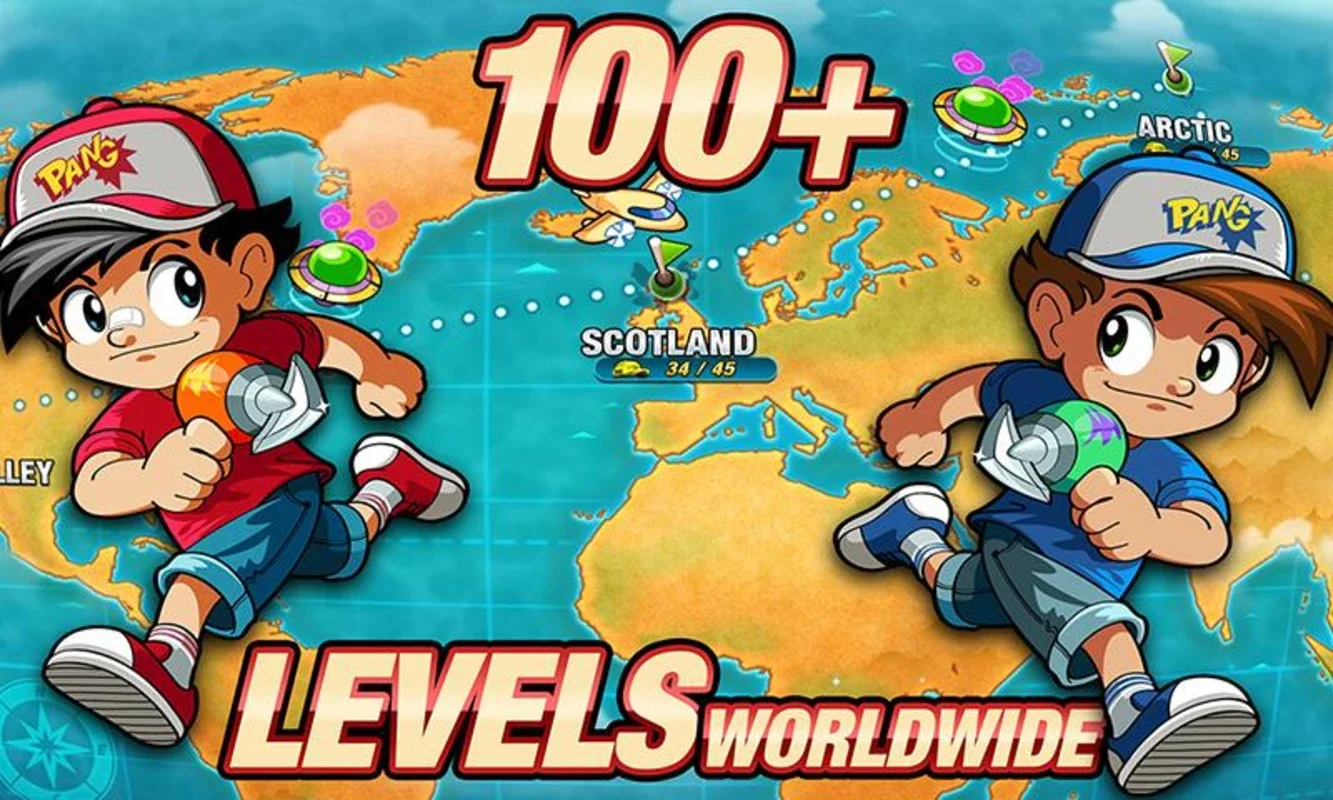 Pang Adventures for Android - Save the World from Alien Onslaught