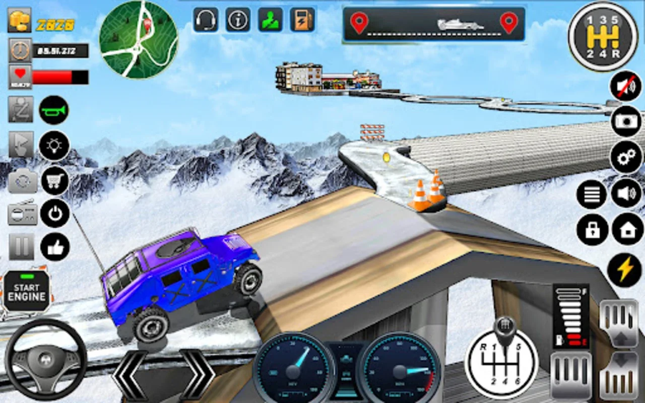 Extreme Jeep Snow Stunts for Android - Thrilling Off-Road Adventure