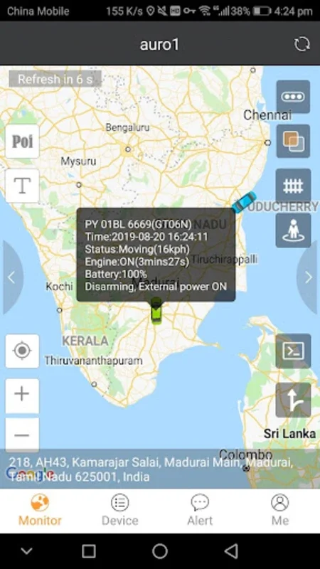 AURO GPS TRACK for Android - Real-Time Tracking App