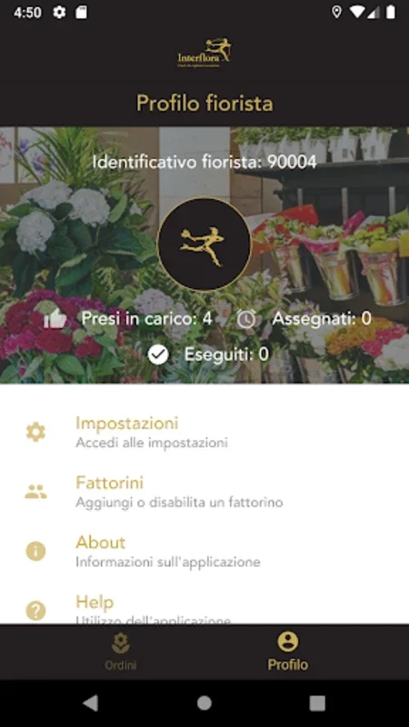 Interflora for Android: Streamlined Floral Order Management