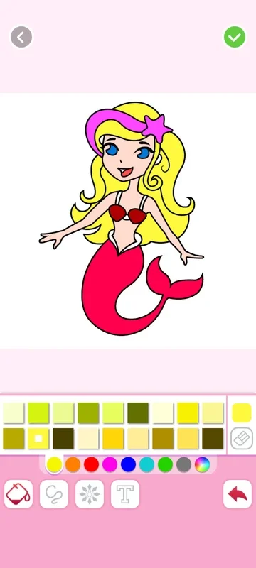 Mermaids Coloring for Android - Color Mermaid Drawings