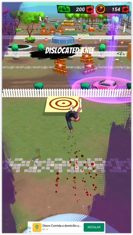 Jackass Human Slingshot for Android - Hilarious Air - Shooting Game