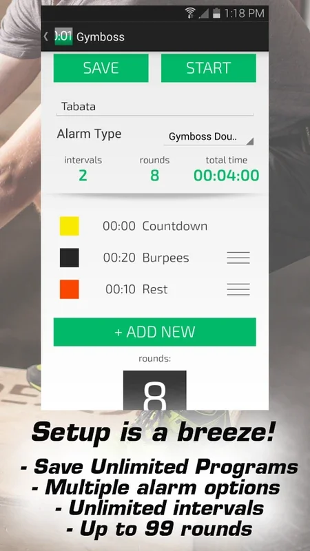 Gymboss for Android: Optimize Your Workouts with Precise Timing