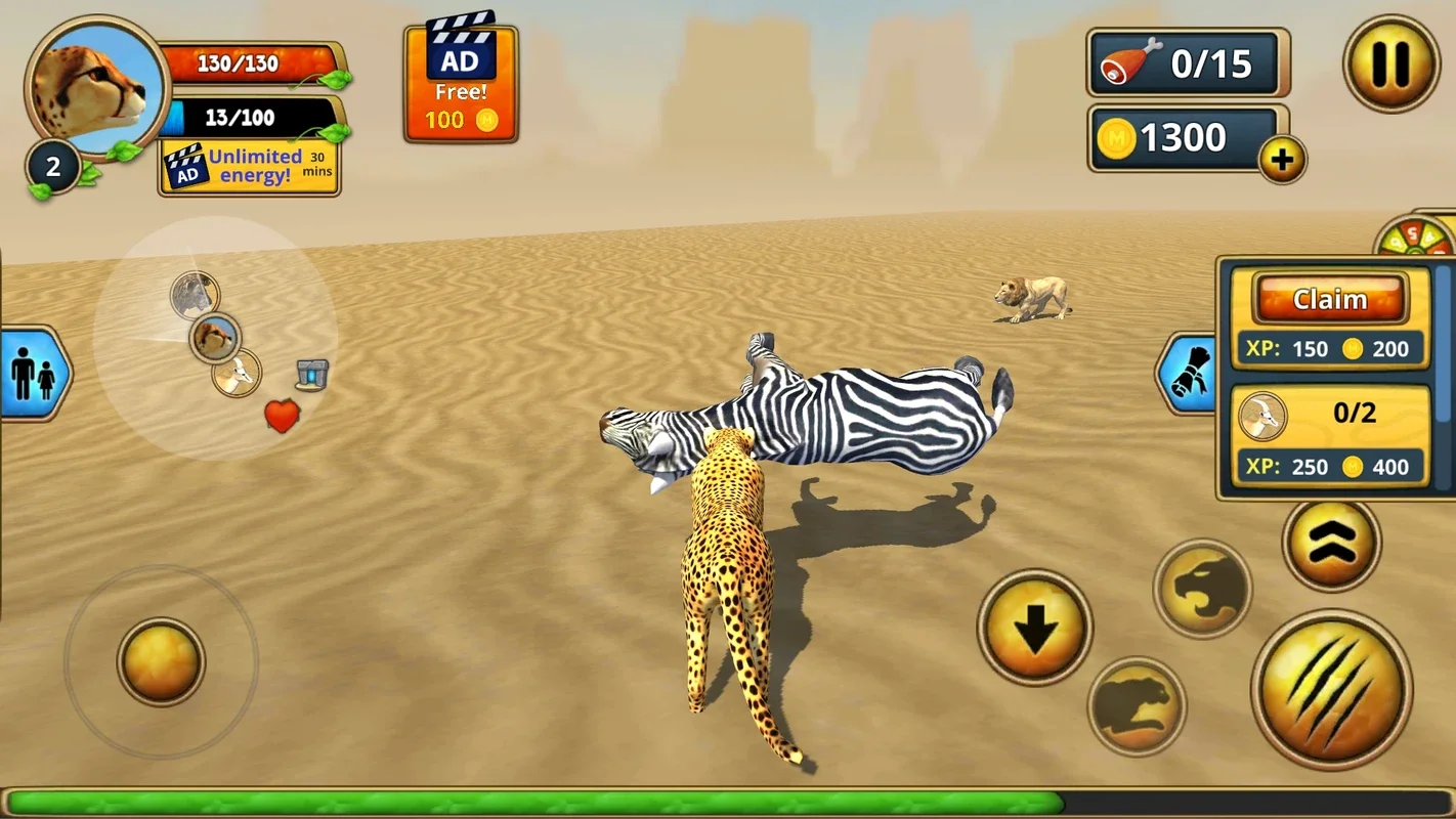 Cheetah Family Sim for Android - Immersive Simulation