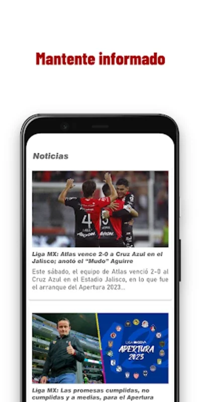 FL: MX for Android - Get Real-time Soccer Updates