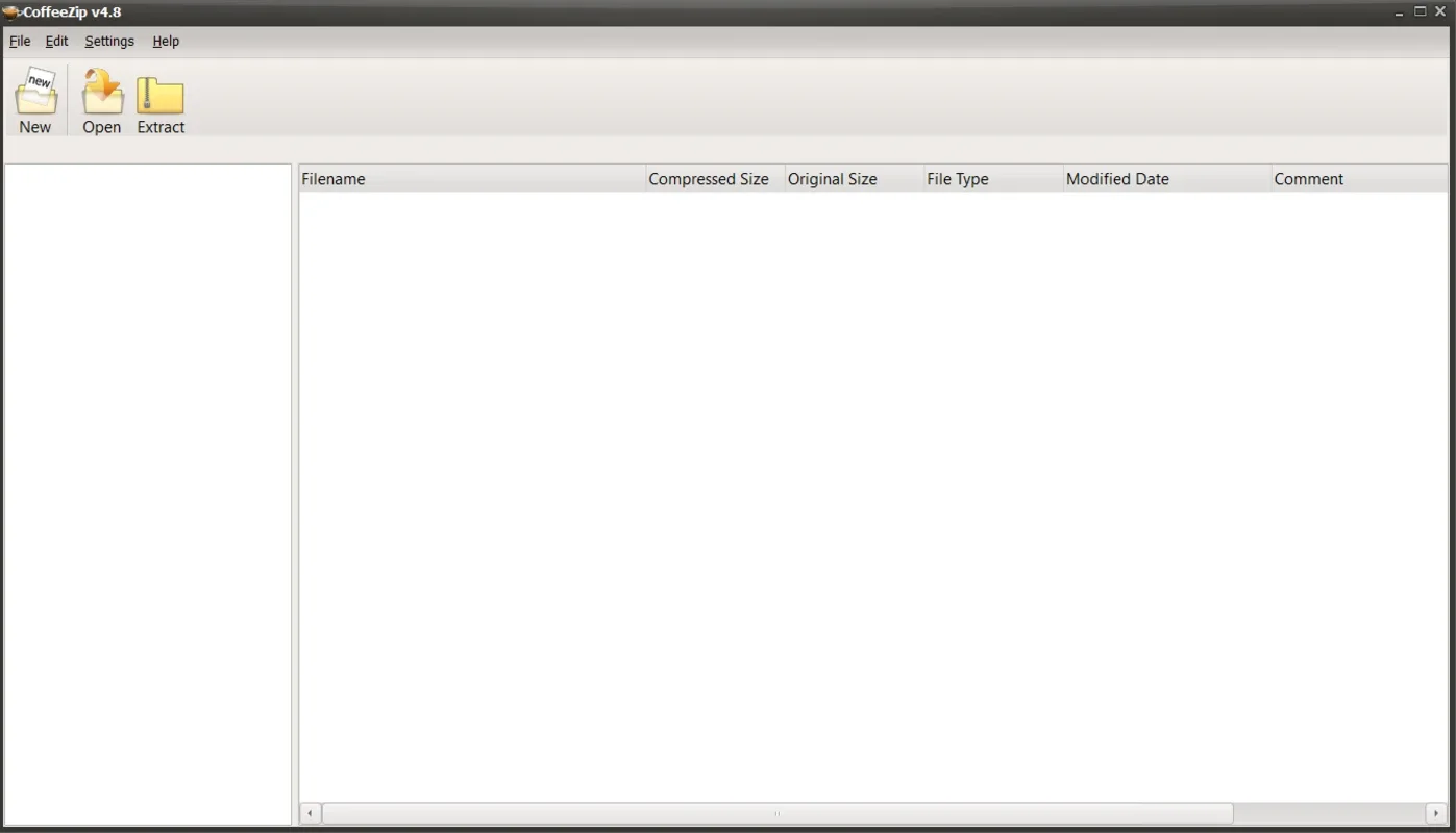 CoffeeZip: Simple ZIP File Management for Windows