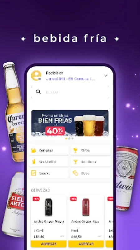 TaDá AR for Android - Fast Delivery and Exclusive Drinks