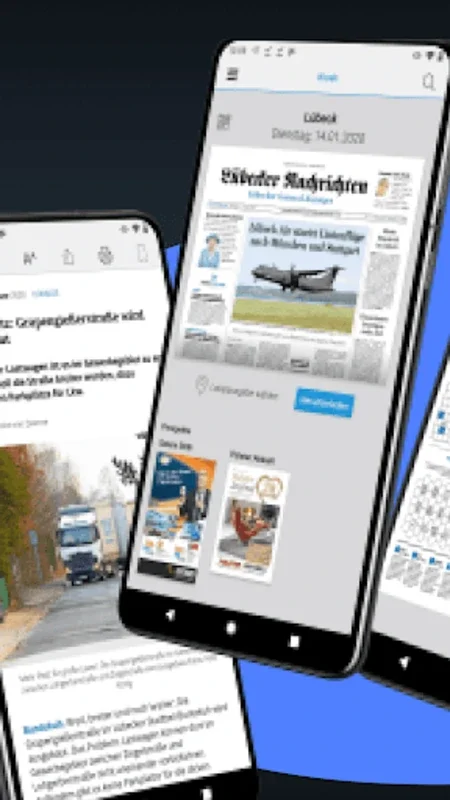 Lübecker Nachrichten E-Paper for Android - Immersive News Experience