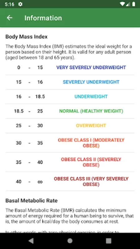 Complete BMI Calculator for Android - Monitor Your Health