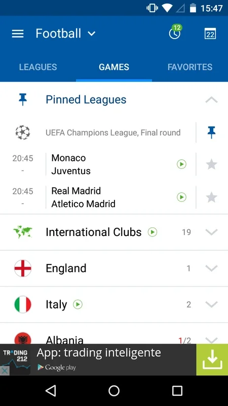 SofaScore for Android: All - in - One Sports Results