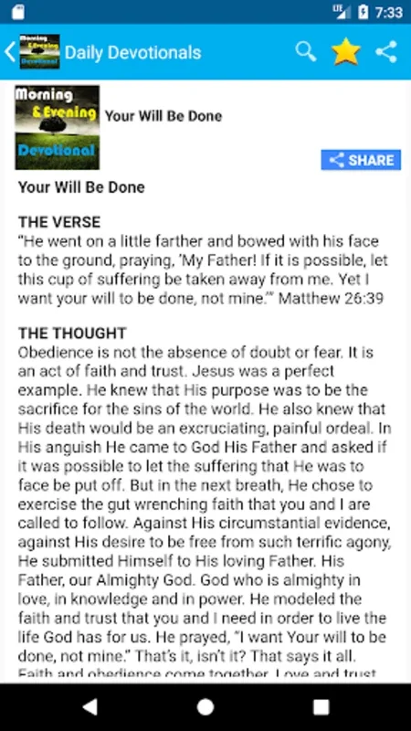 Morning & Evening Grace Devotional for Android: Enhance Your Spiritual Journey