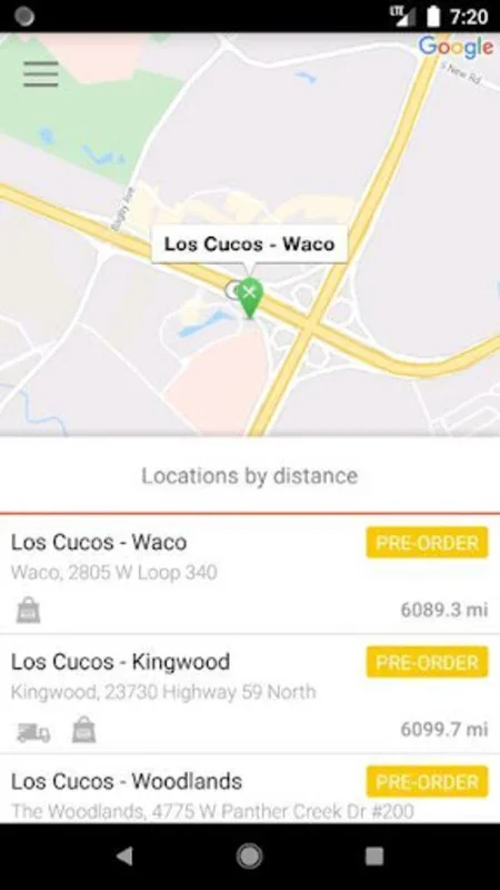 Los Cucos for Android: Streamlined Mobile Food Ordering