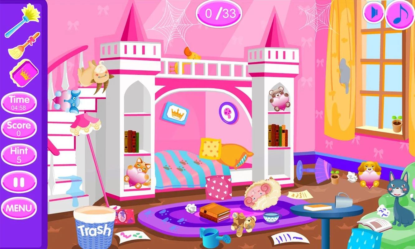 Princess Room Cleanup for Android: Transform the Chamber