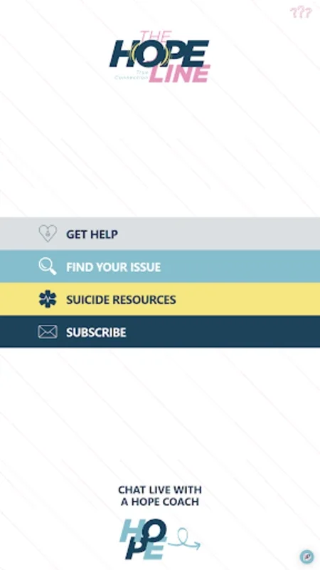 TheHopeLine for Android: 24-Hour Support App