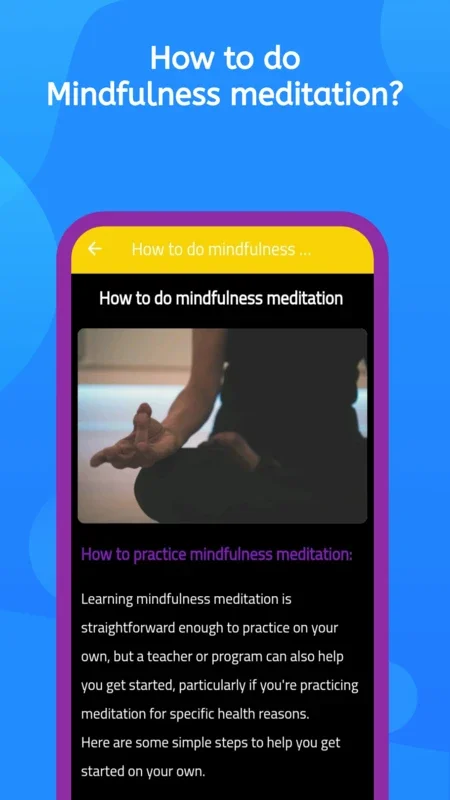 Mindfulness Meditation for Android: Enhance Well-being