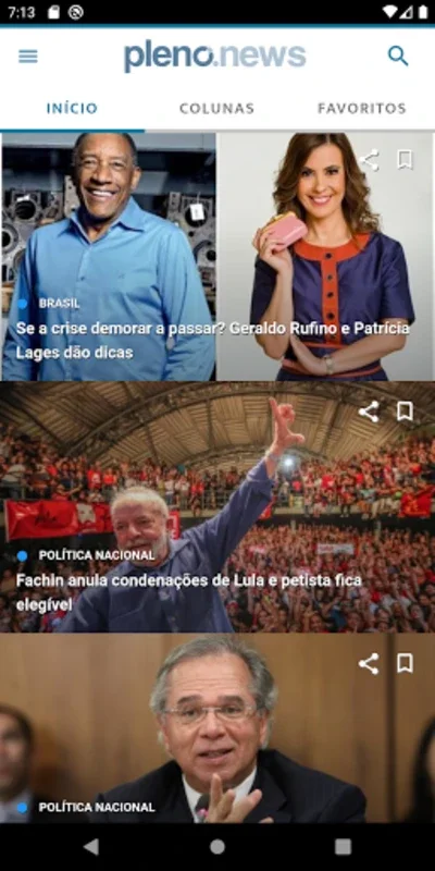 Pleno.News for Android - Reliable News Source