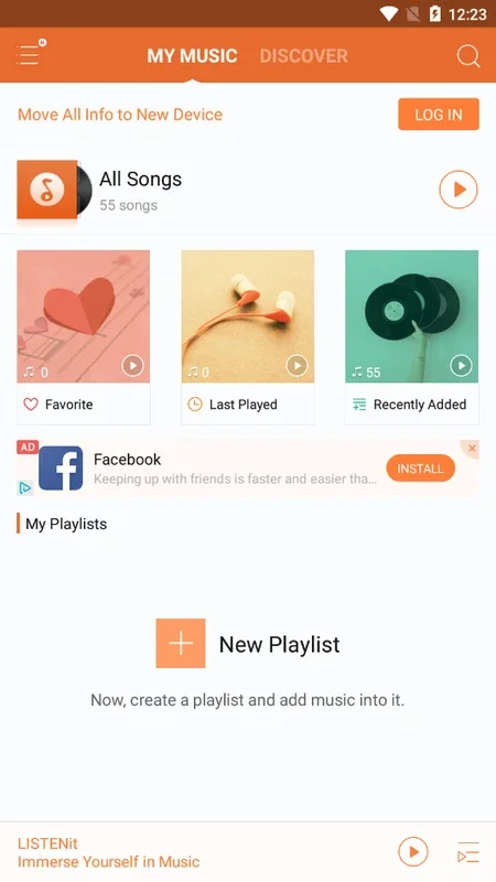 LISTENit for Android: A Feature - Rich Music Player