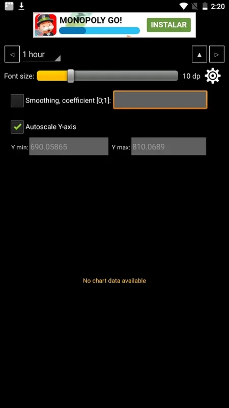 mu Barometer for Android - Monitor Atmospheric Pressure