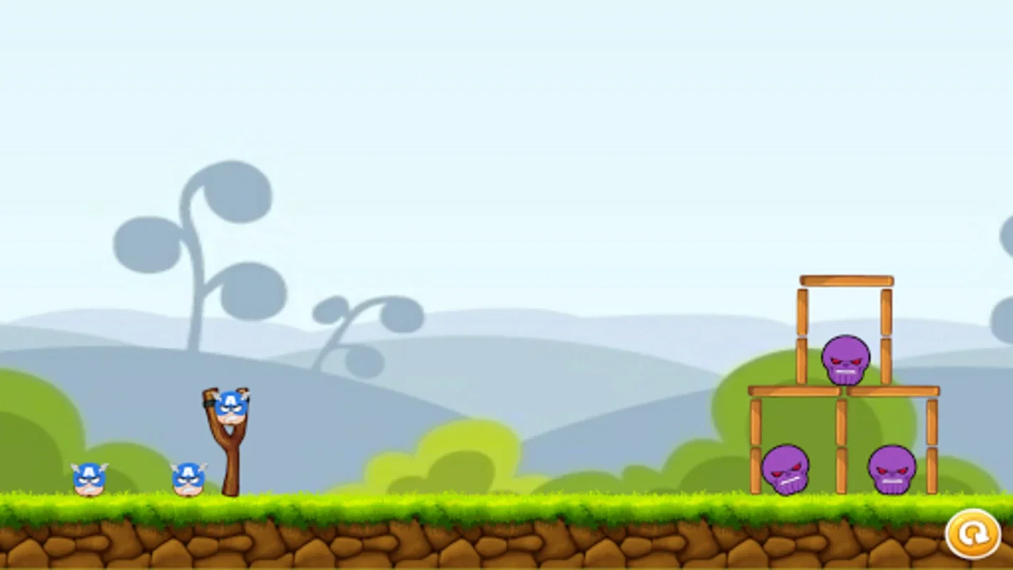 Angry Superheroes for Android - Challenging Physics Game