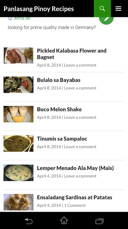 Panlasang Pinoy Recipes for Android - Explore Filipino Cuisine