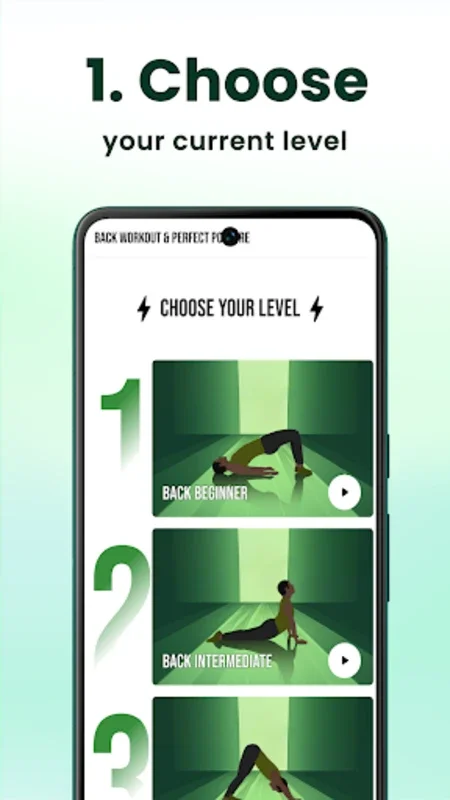 Back Workout for Android: Enhance Posture & Alleviate Pain