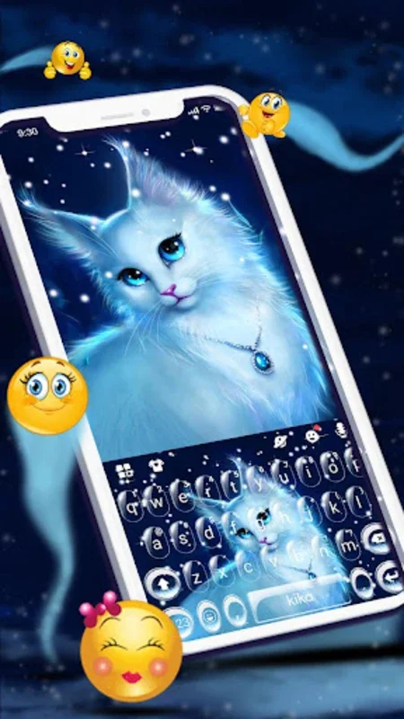 Elegant Kitty Keyboard Theme for Android: Enhance Typing